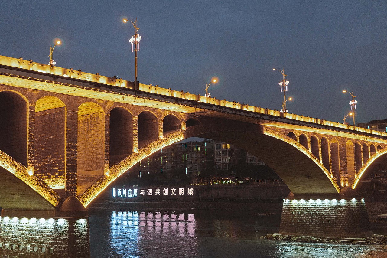 资中沱江大桥_御林铭心-站酷zcool