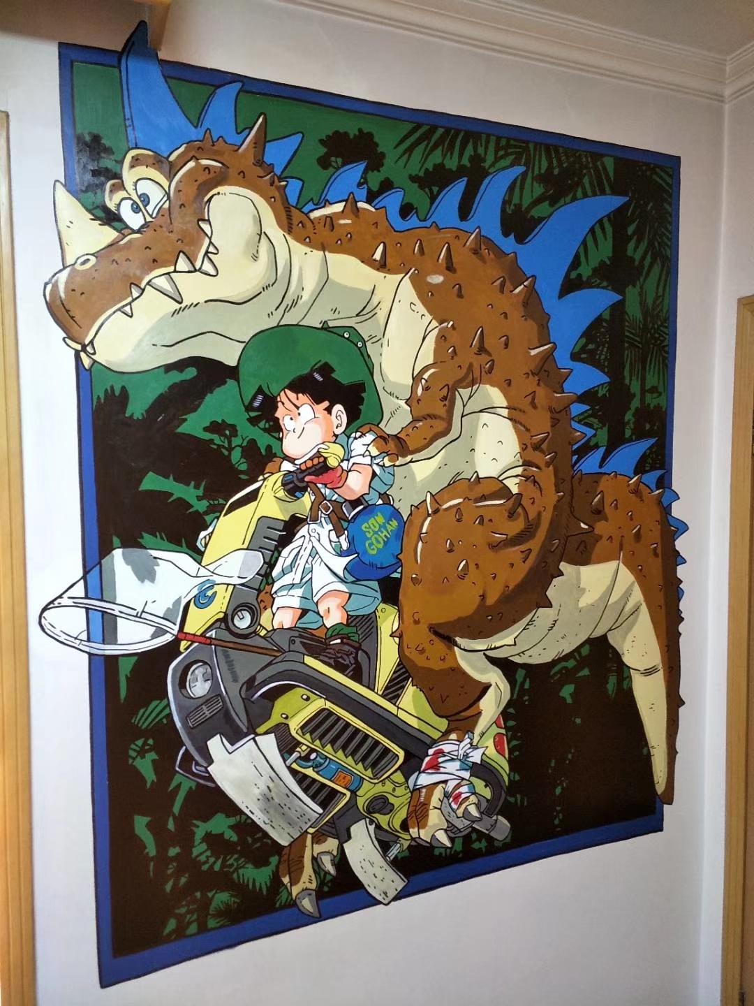 七龙珠墙面手绘