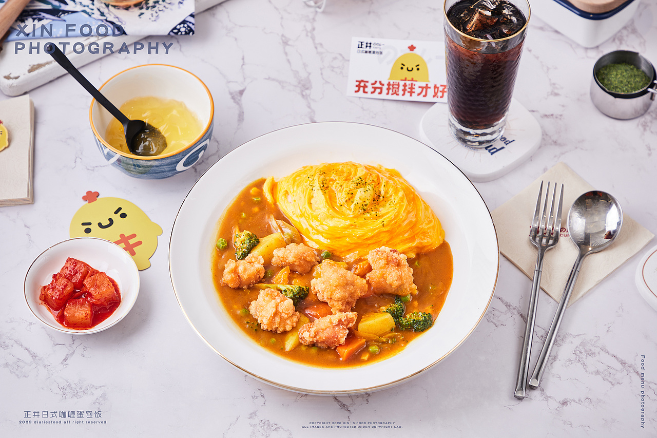 日式蛋包饭 深圳美食摄影