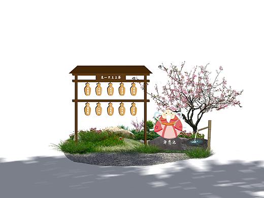 村庄标识、节点打造