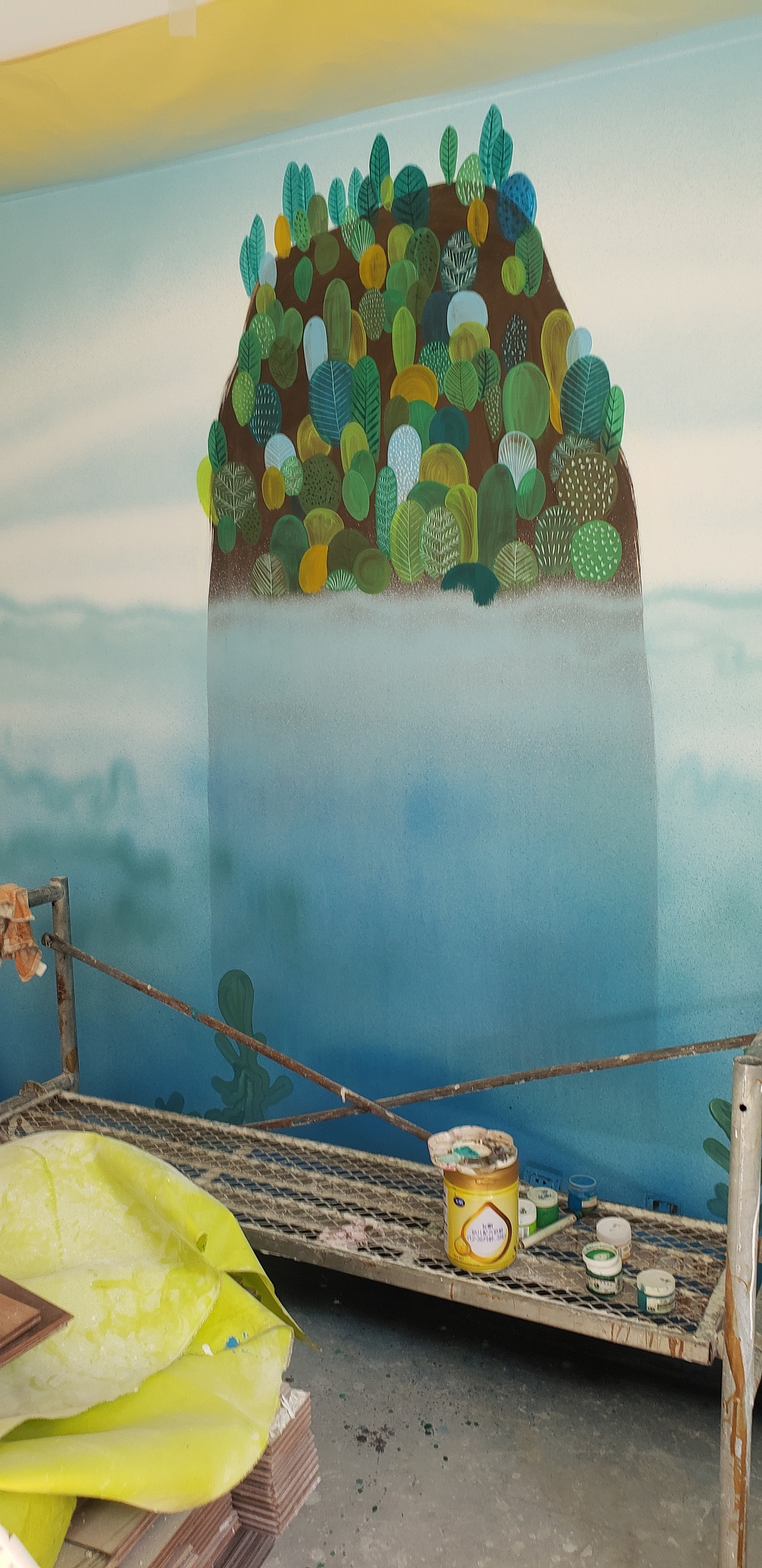 新家的墙绘和我的宝贝（图ZMjQ1NDk5ODc2） - 新锐潮流插画 - 站酷设计师赵先生zxs原创素材 - 站酷ZCOOL