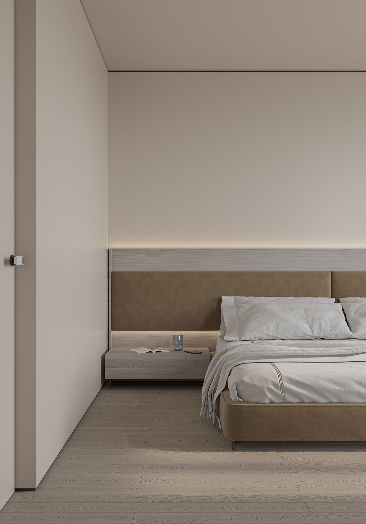 极简奶油风卧室套间（图ZMjkzMTM2NDc2） - 家装设计 - 站酷设计师离千尘原创素材 - 站酷ZCOOL