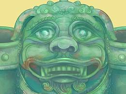一直憨态可掬的小麒麟