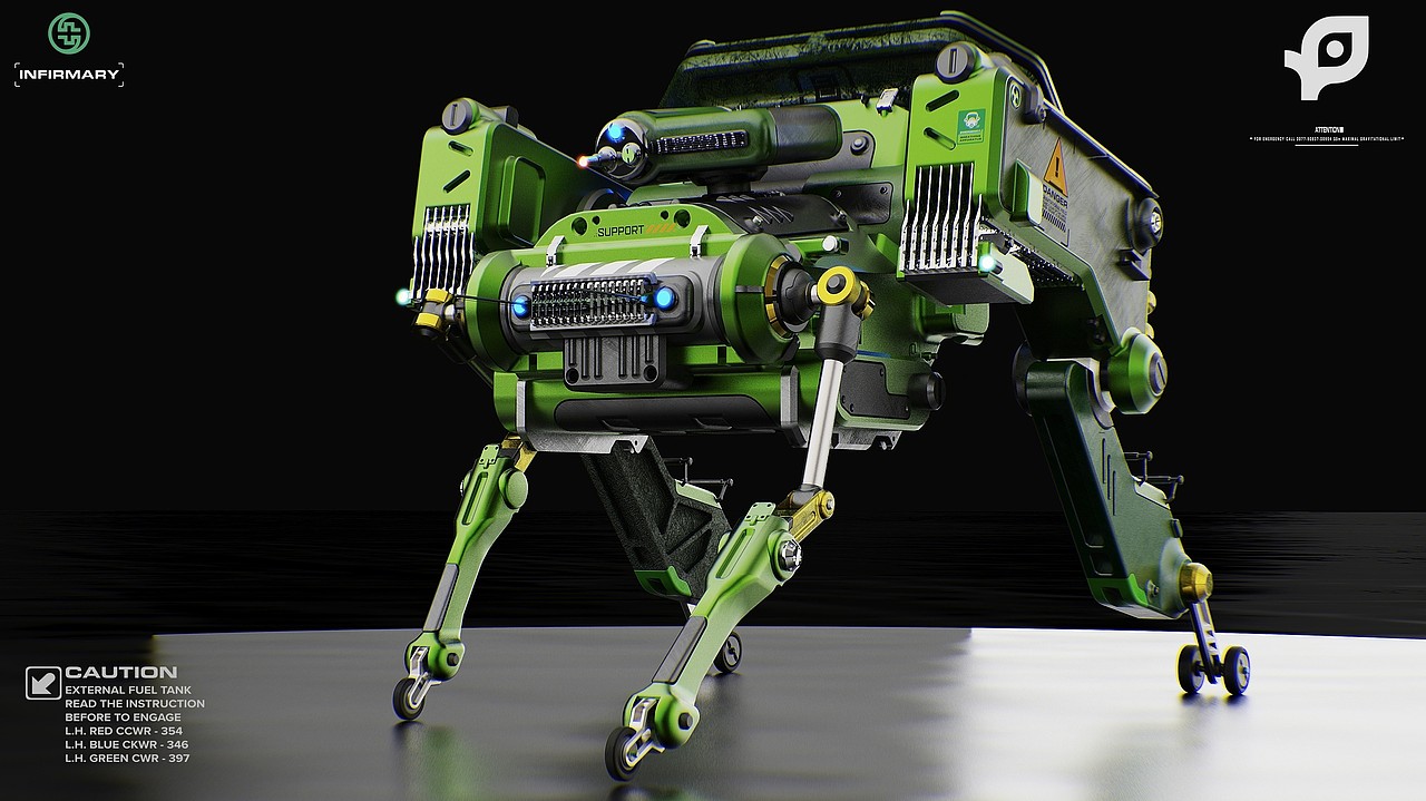 【菲斯魯格工業】樹蛙-無人偵查自動兵器