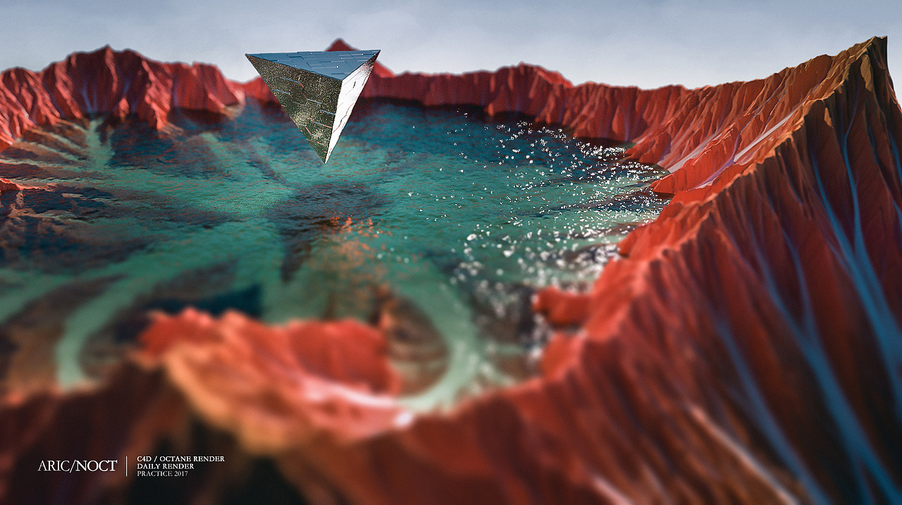 C4D/Octane渲染练习合集(图ZNzA3MjczMjA=) - 其他三维 - 站酷设计师AricAkira原创素材 - 站酷ZCOOL