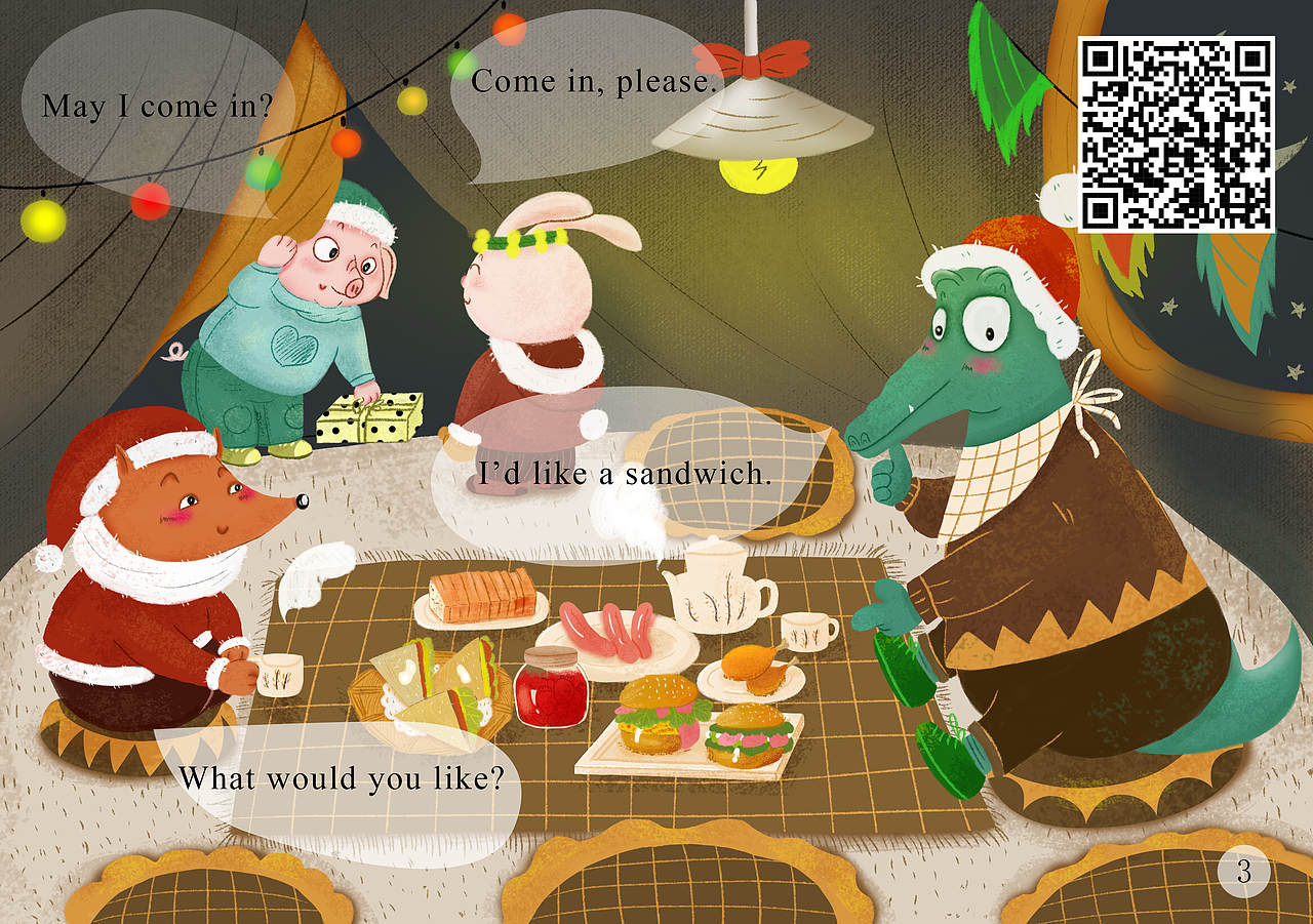 英文配圖第二冊(cè)（圖ZMjY2MDEzODQw） - 兒童插畫(huà) - 站酷設(shè)計(jì)師愛(ài)畫(huà)畫(huà)的大牙原創(chuàng)素材 - 站酷ZCOOL