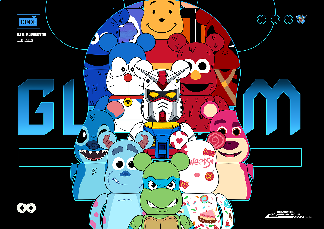 举报10分享原创作品手工艺手办/模玩高达暴力熊设计平面eon宙斯the