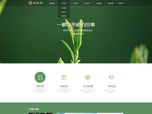 自在园网站案例