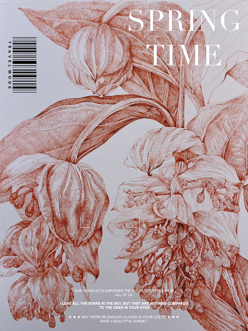 蘸水笔针管笔｜宝莲灯（图ZMzM2ODY2MjUy） - 艺术插画 - 站酷设计师CatCastleDZ原创素材 - 站酷ZCOOL