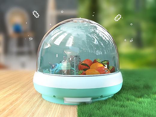 C4D & Octane Render 收纳盒详情页设计