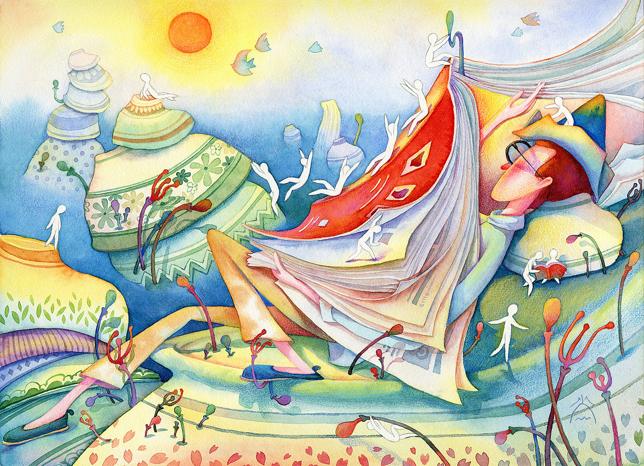 花儿与精灵系列（一）（图ZMjI4NzI1MjY4） - 儿童插画 - 站酷设计师尚下_画画人原创素材 - 站酷ZCOOL