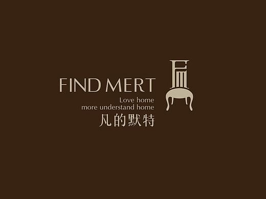 木凡家具logo设计过程与思路。