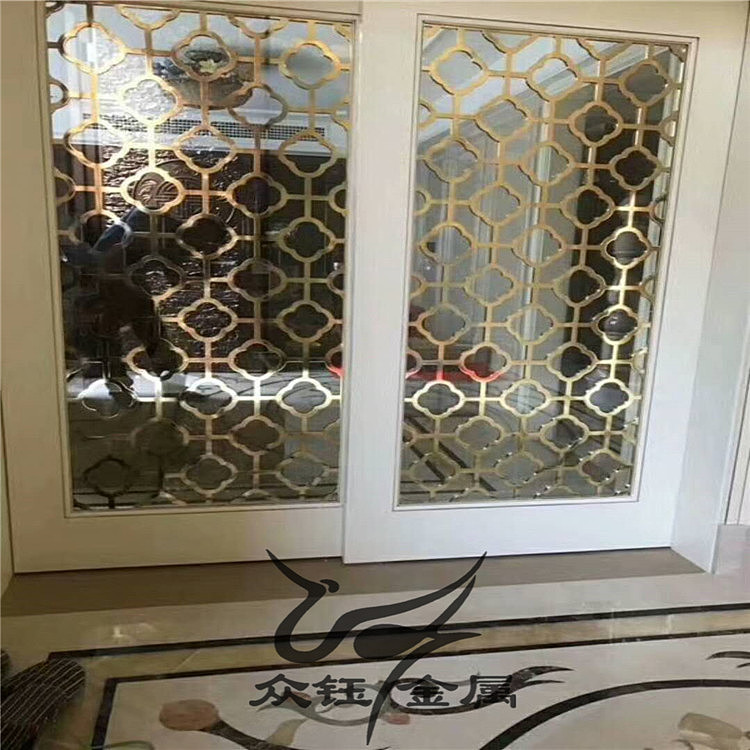 现代简约屏风不锈钢金色镂空客厅金属装饰隔断玄关港式（图ZMjY2OTM0MTMy） - 其他 - 站酷设计师众钰屏风护栏原创素材 - 站酷ZCOOL