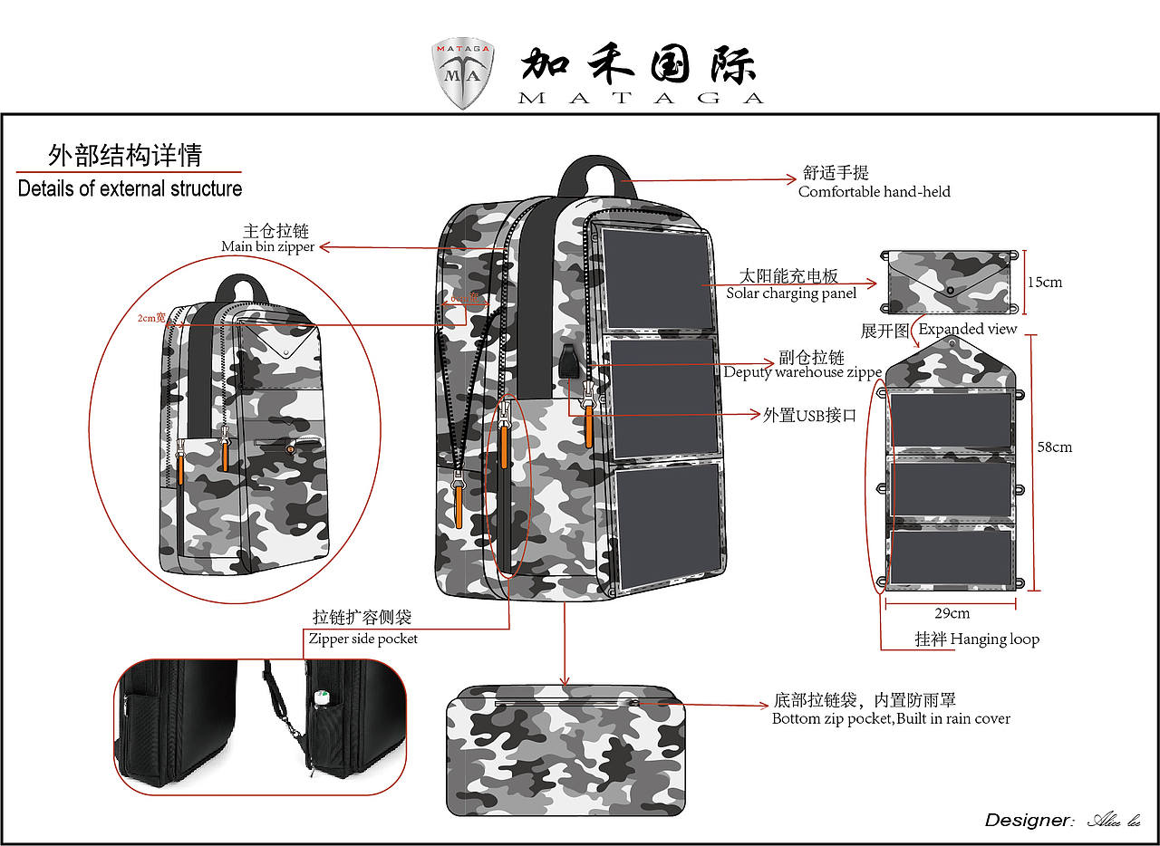 部分包袋设计作品