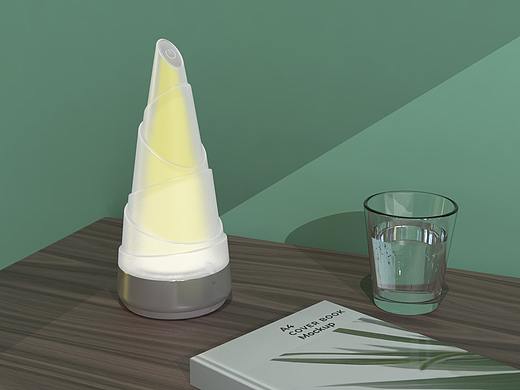 基于自然造物“竹笋”形态与生长环境的 助眠灯具设计（个人主页-ZNTM1ODAwOTY=） - 生活用品 - 站酷设计师BOTION原创素材 - 站酷ZCOOL