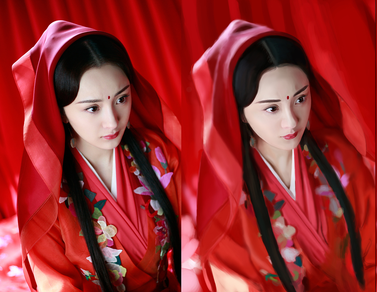 練習(xí)稿-三生三世十里桃花-白淺（圖ZNzkzMTM5NDQ=） - 創(chuàng)作習(xí)作 - 站酷設(shè)計(jì)師黑貓警長(zhǎng)_zhang原創(chuàng)素材 - 站酷ZCOOL