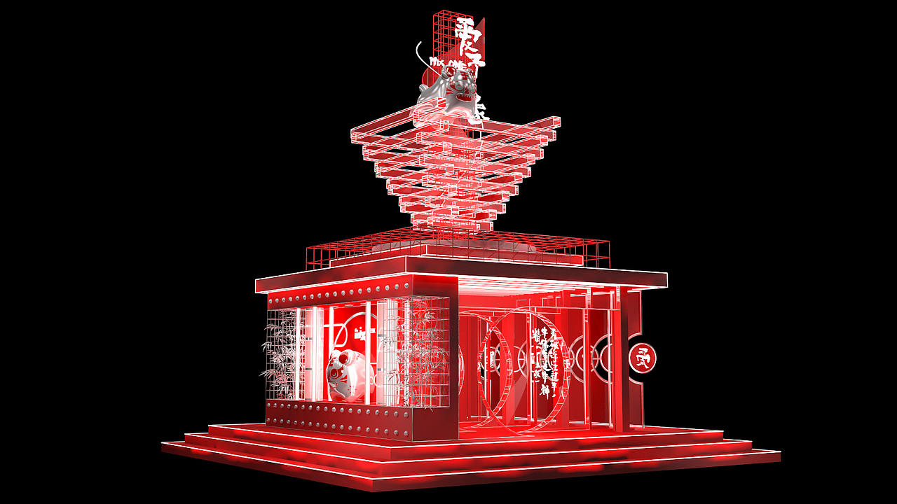 新年美陈（图ZMjc2ODg1NzY4） - 其他三维 - 站酷设计师syLIN0810原创素材 - 站酷ZCOOL