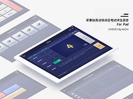 一套军事体育训练软件UI界面