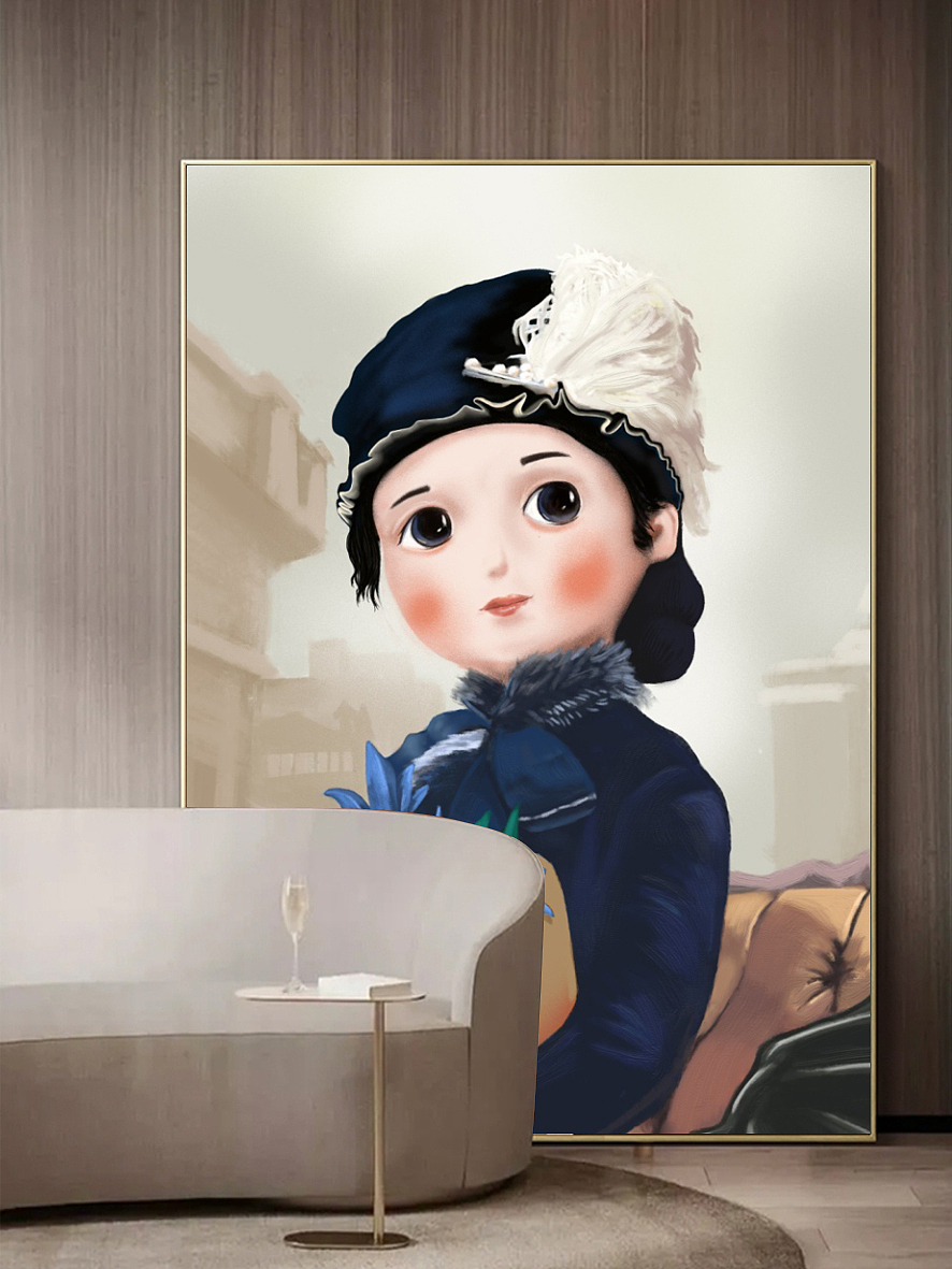 《Q版名画》（图ZMjQ1NTE5MTMy） - 商业插画 - 站酷设计师画先生空间站原创素材 - 站酷ZCOOL