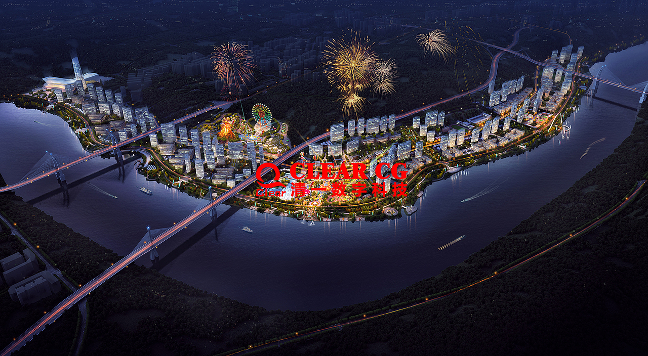 城市规划表现图（图ZMTA5Mjc4Mjgw） - 建筑/空间 - 站酷设计师清一数字科技原创素材 - 站酷ZCOOL