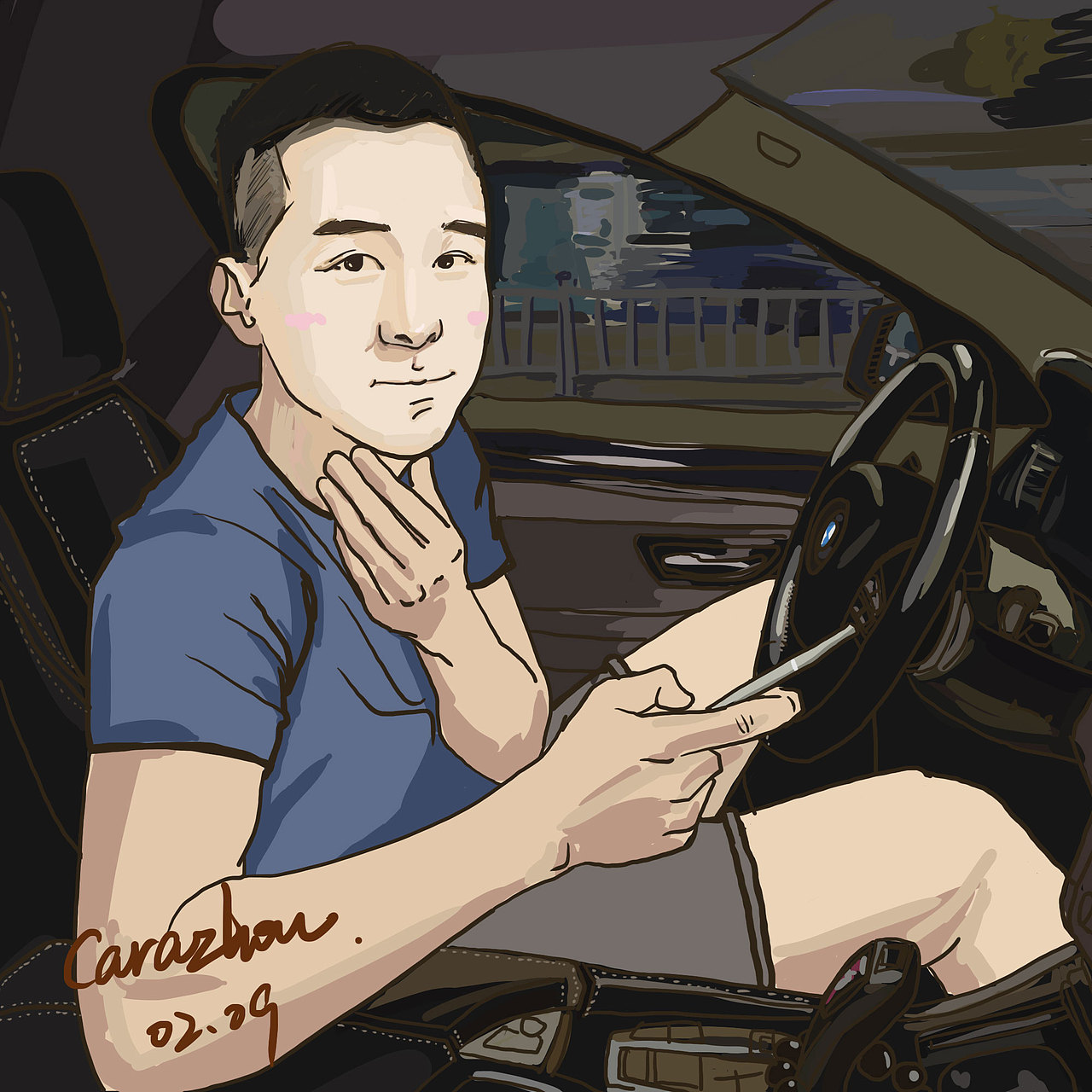 我的手绘卡通头像（图ZMTA1OTMyNDQw） - 创作习作 - 站酷设计师大野小熊原创素材 - 站酷ZCOOL