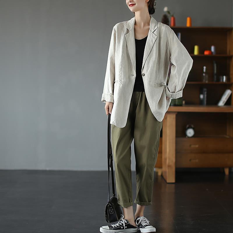 淘宝棉麻女模特摄影