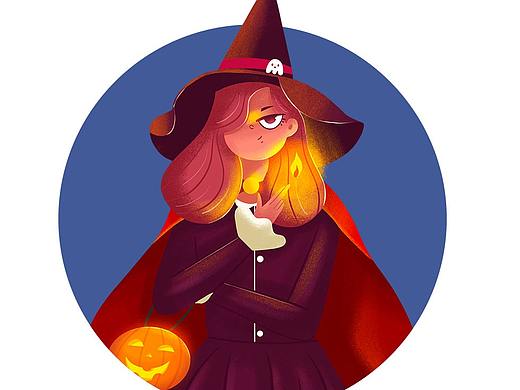 万圣节人物元素