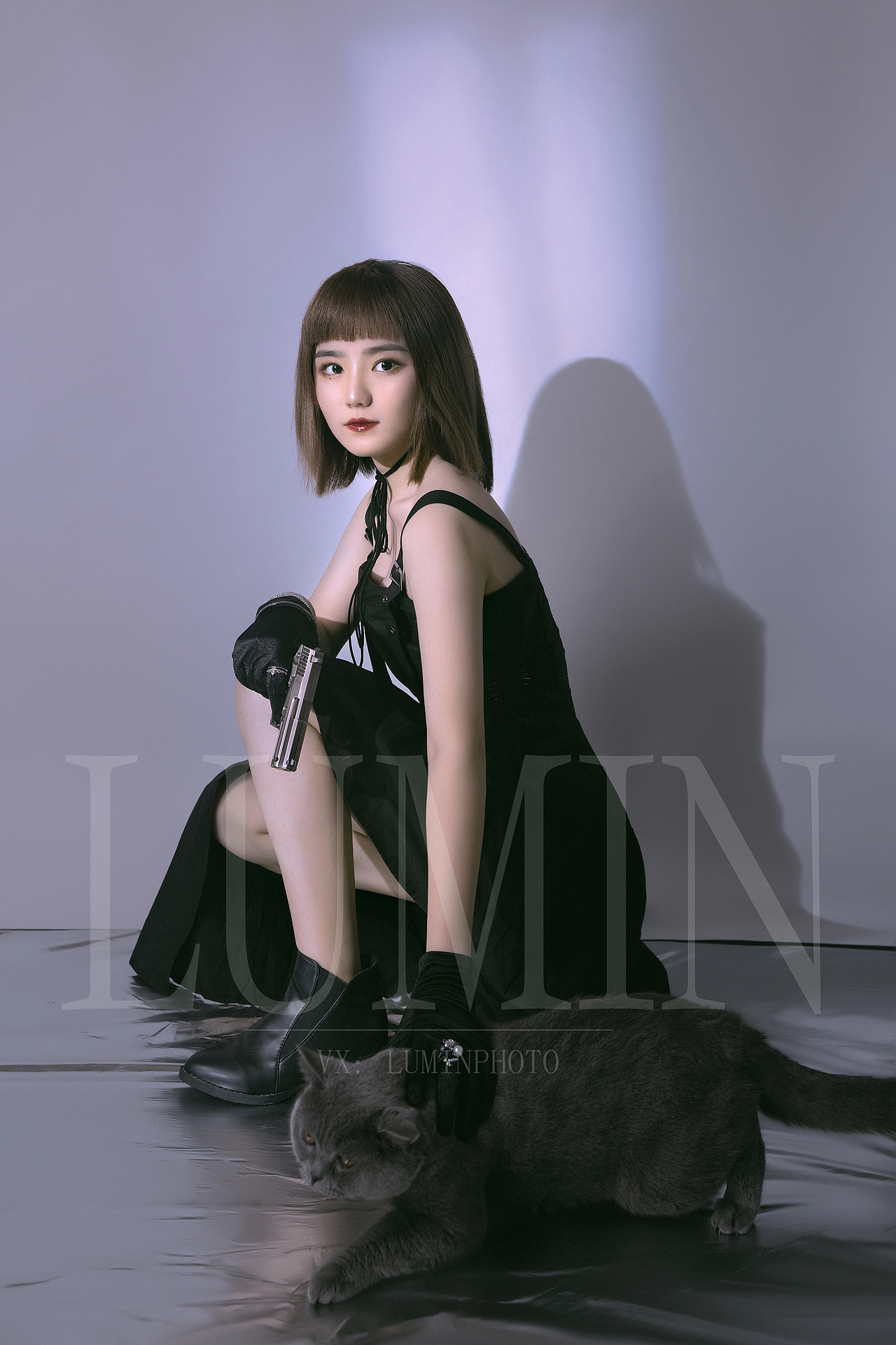 甜酷风写真暗黑深圳女摄个性写真摄影