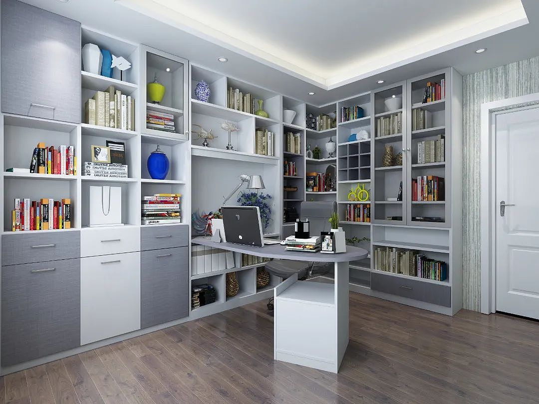 一起来看看这些赏心悦目的书房里有没有你喜欢的吧！（图ZMjYwMzk1NzQw） - 家装设计 - 站酷设计师峰光无限装饰原创素材 - 站酷ZCOOL