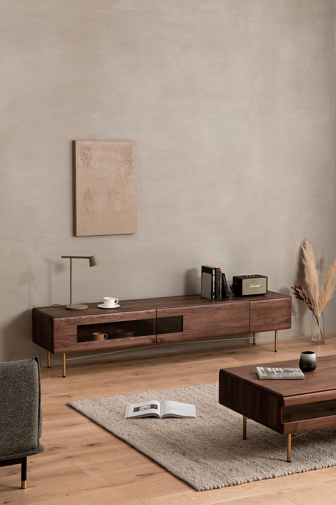 家具摄影-电视柜的书卷气（图ZMjI0MDM5NTA0） - 环境/建筑摄影 - 站酷设计师叶小魚原创素材 - 站酷ZCOOL