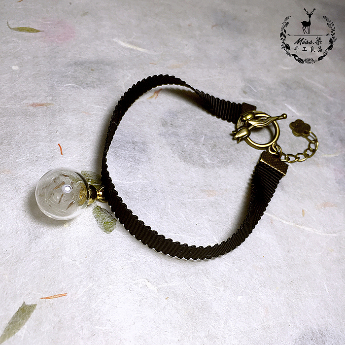 文艺小清新的【时光气泡】永生花玻璃球饰品（图ZNDczOTMzMjA=） - 首饰设计 - 站酷设计师Miss柒原创素材 - 站酷ZCOOL