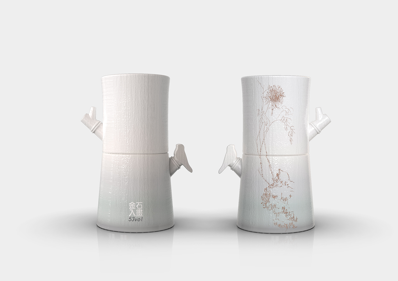 新国画 白酒包装设计（图ZMjM0MDQ4Nzg0） - 包装 - 站酷设计师柏星龙设计原创素材 - 站酷ZCOOL