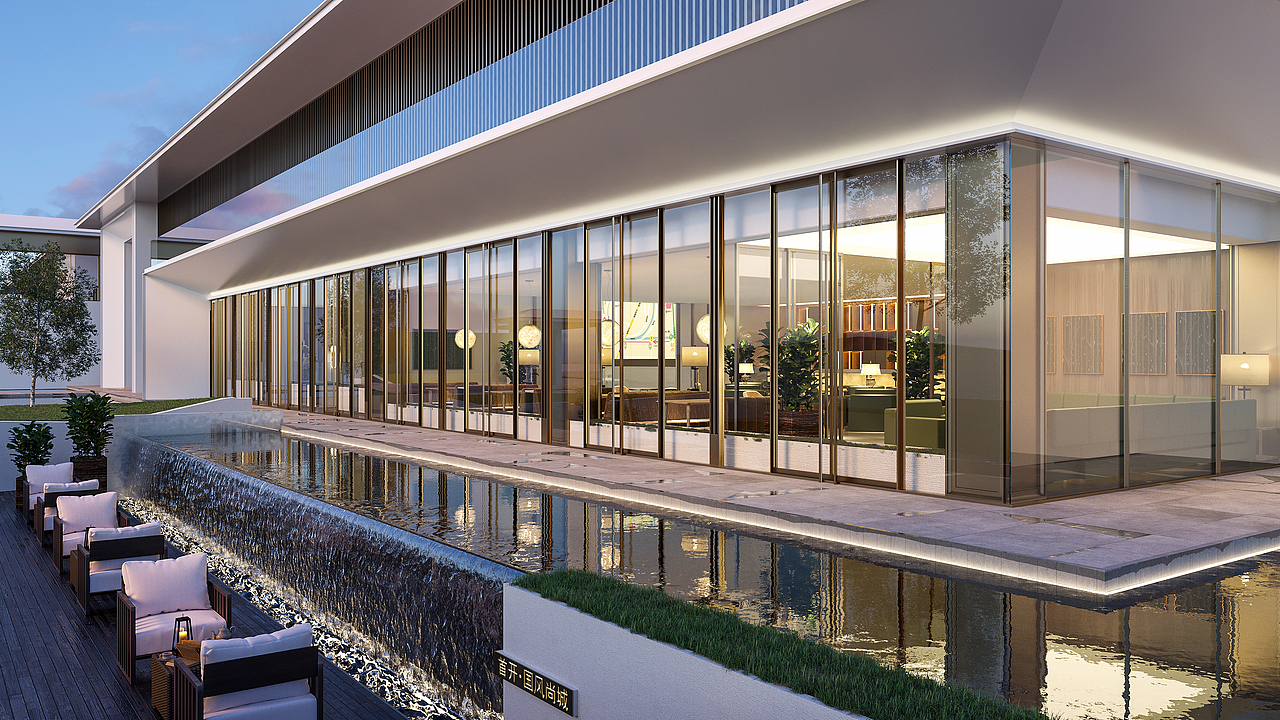 售楼处外观效果图