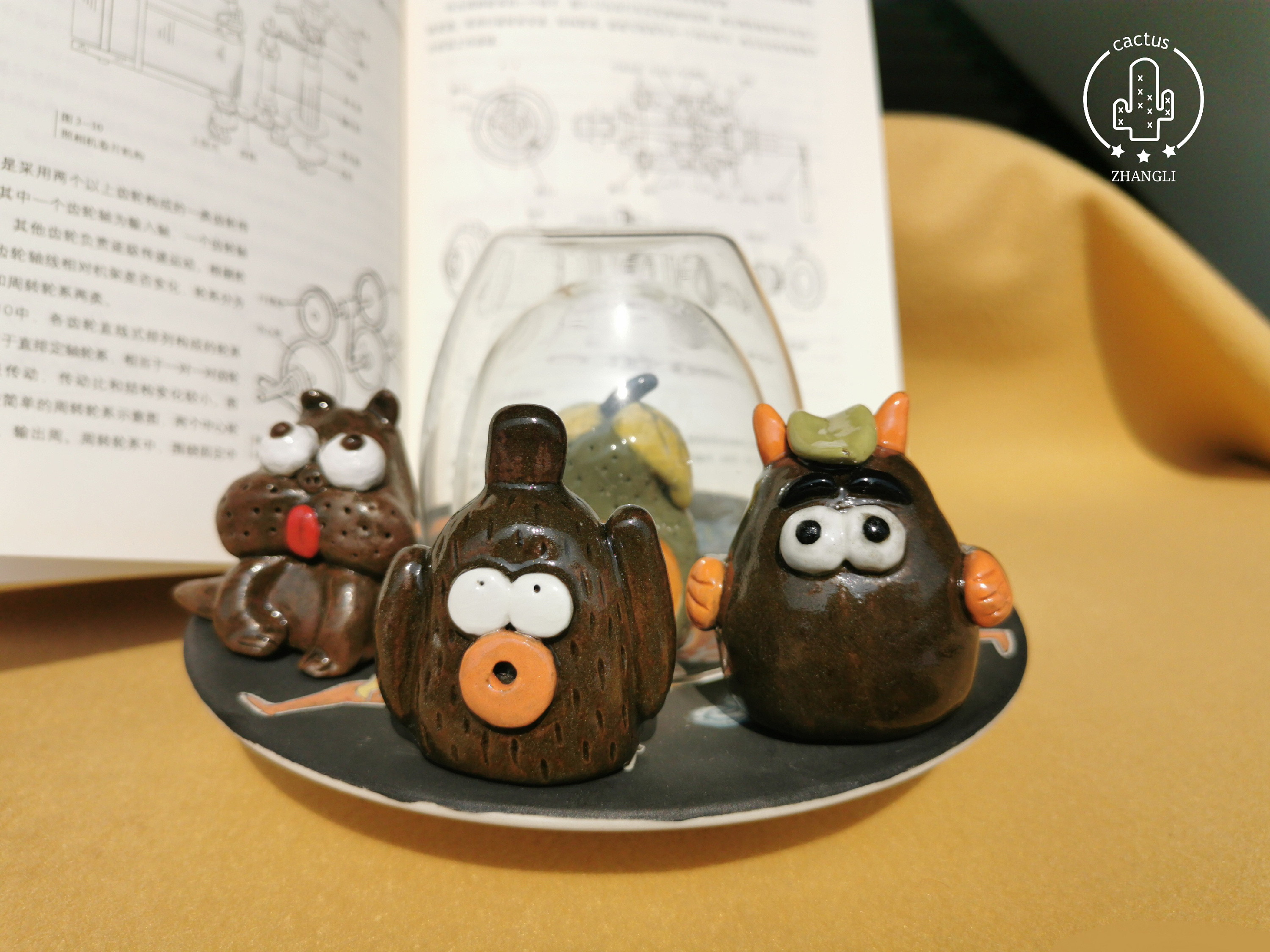 创意手工治愈系陶瓷摆件