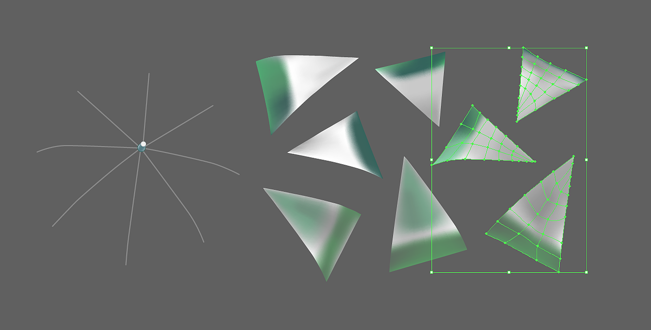 Ai10个小时画一个雨伞