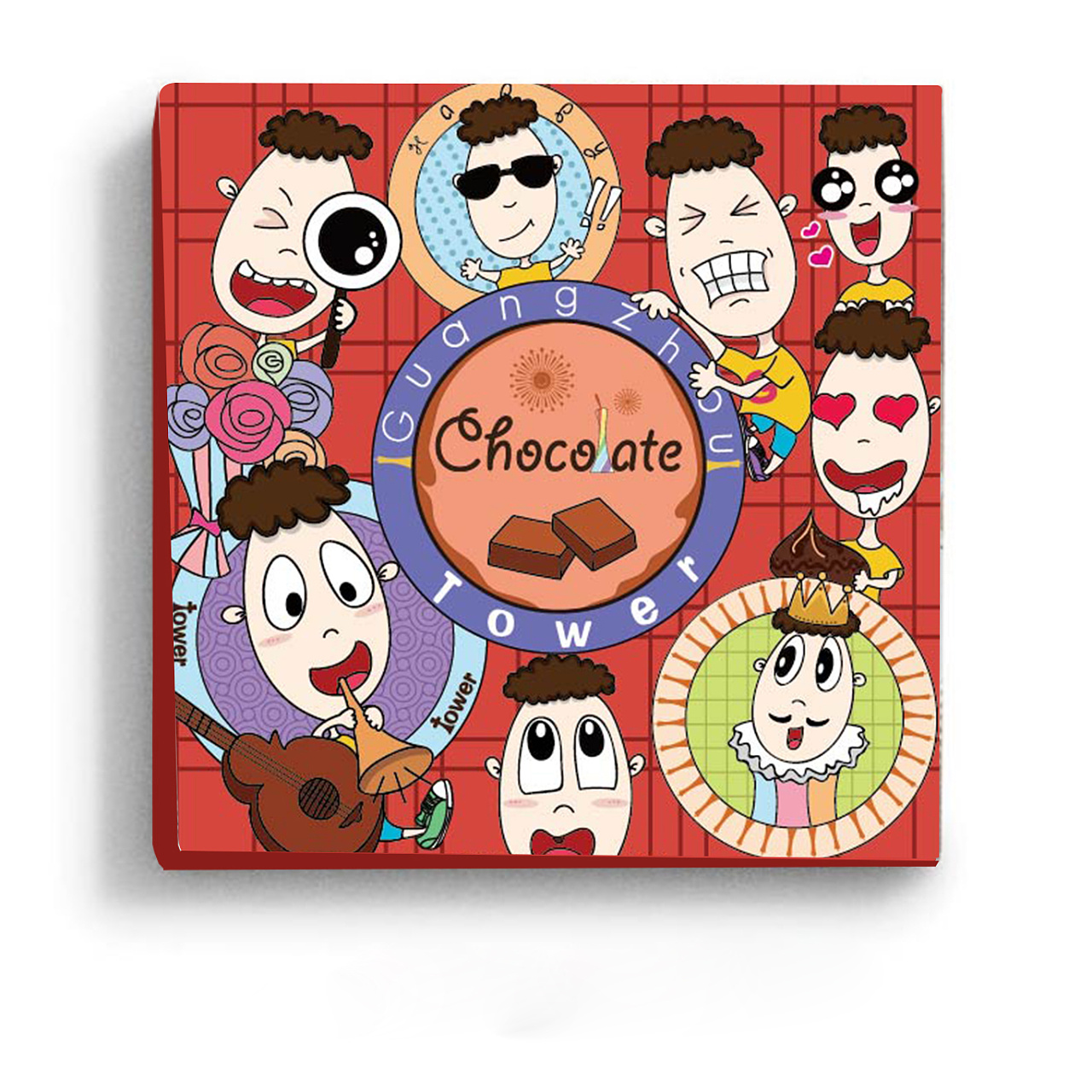 巧克力包装封面插画练习练习