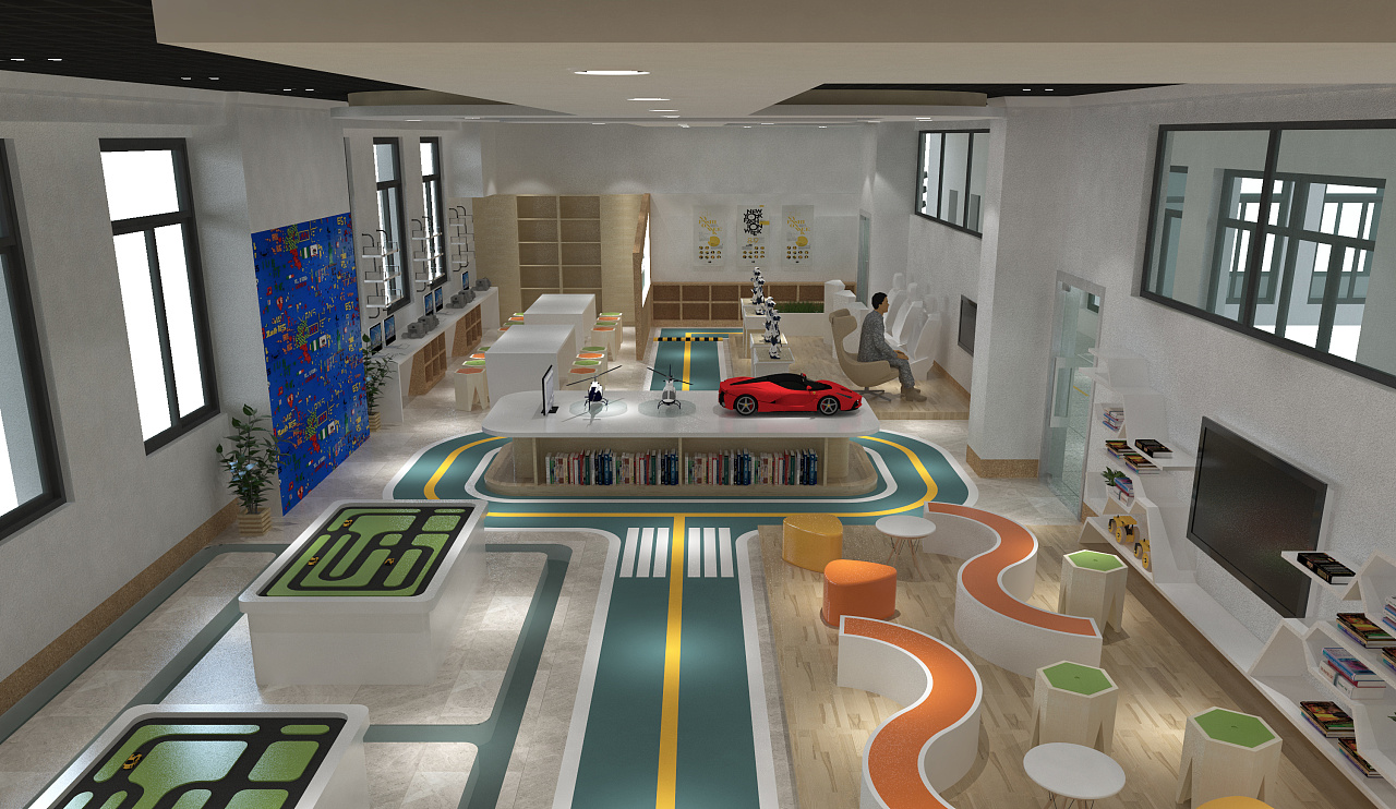 汽车创客空间规划设计|空间|家装设计|记忆如风 - 原创作品 - 站酷