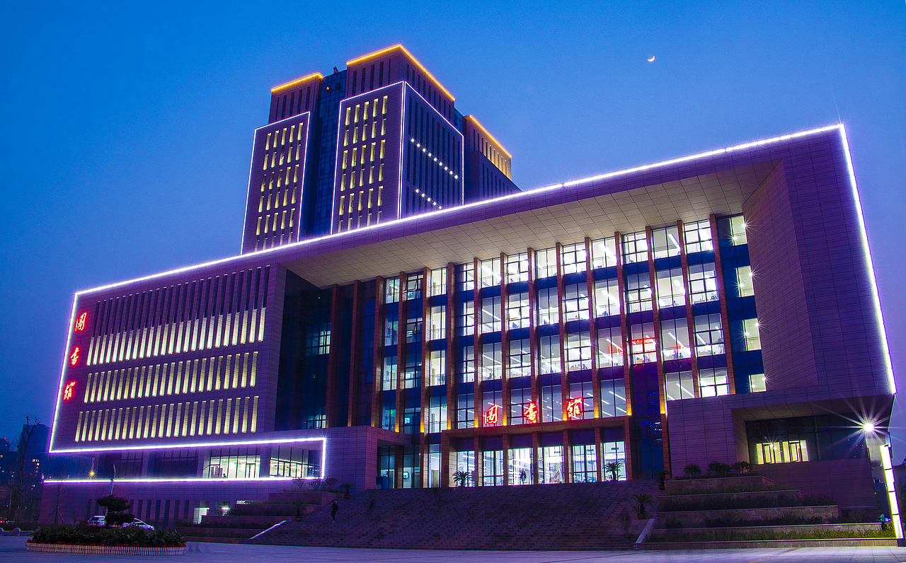 安徽工程大学校园景色-几何|摄影|环境/建筑摄影|摄影师黄福 - 原创