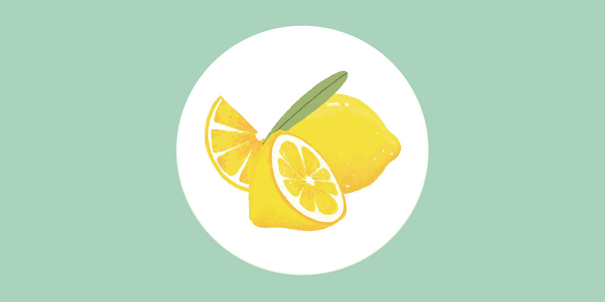 包装插画-柠檬:lemon