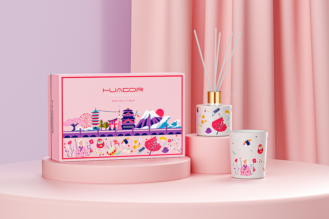 琴岸香氛(产品渲染)