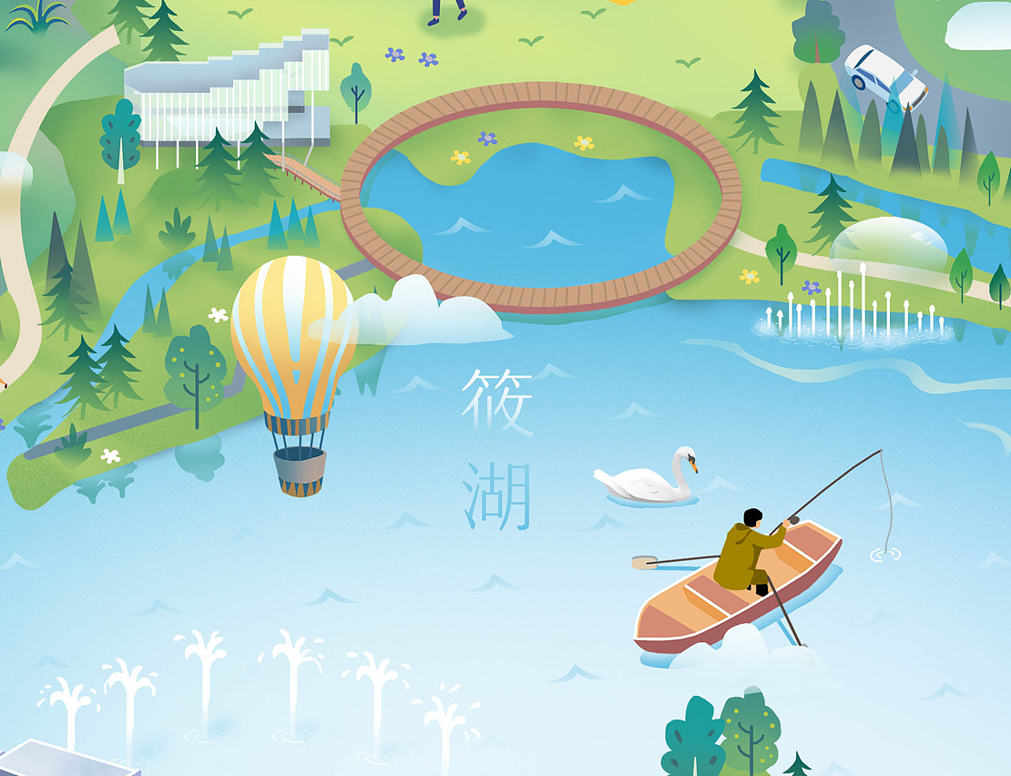 融创·森与海 手绘区位地图