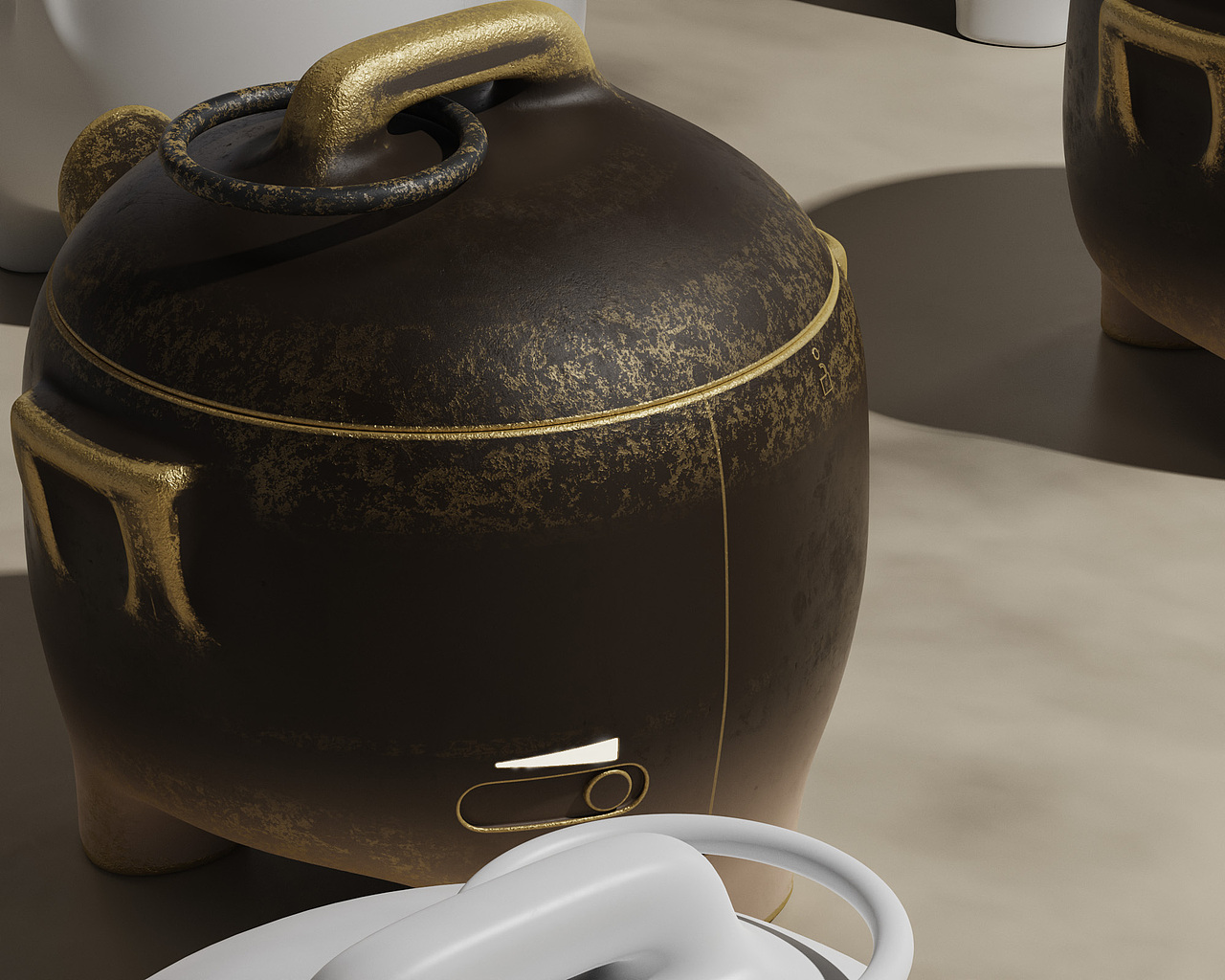 “钟鸣鼎湿”铜鼎加湿器