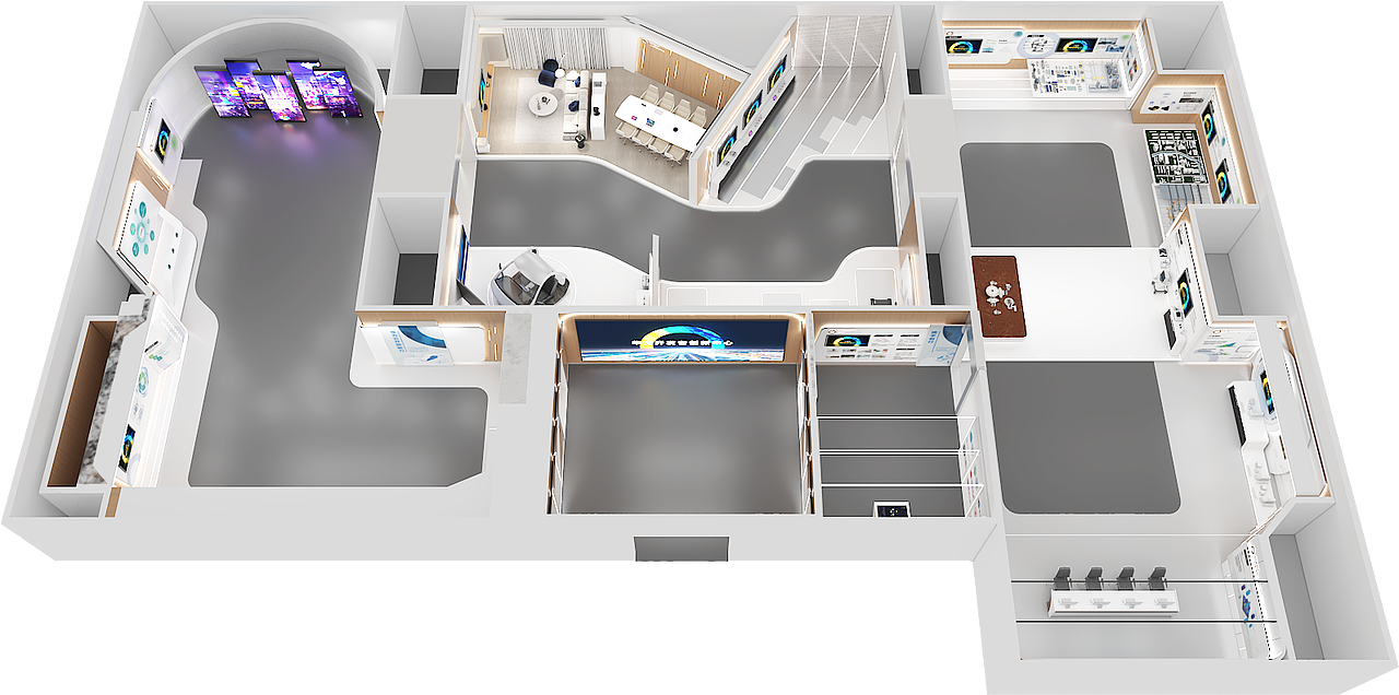 企业展厅-华为-校园展厅