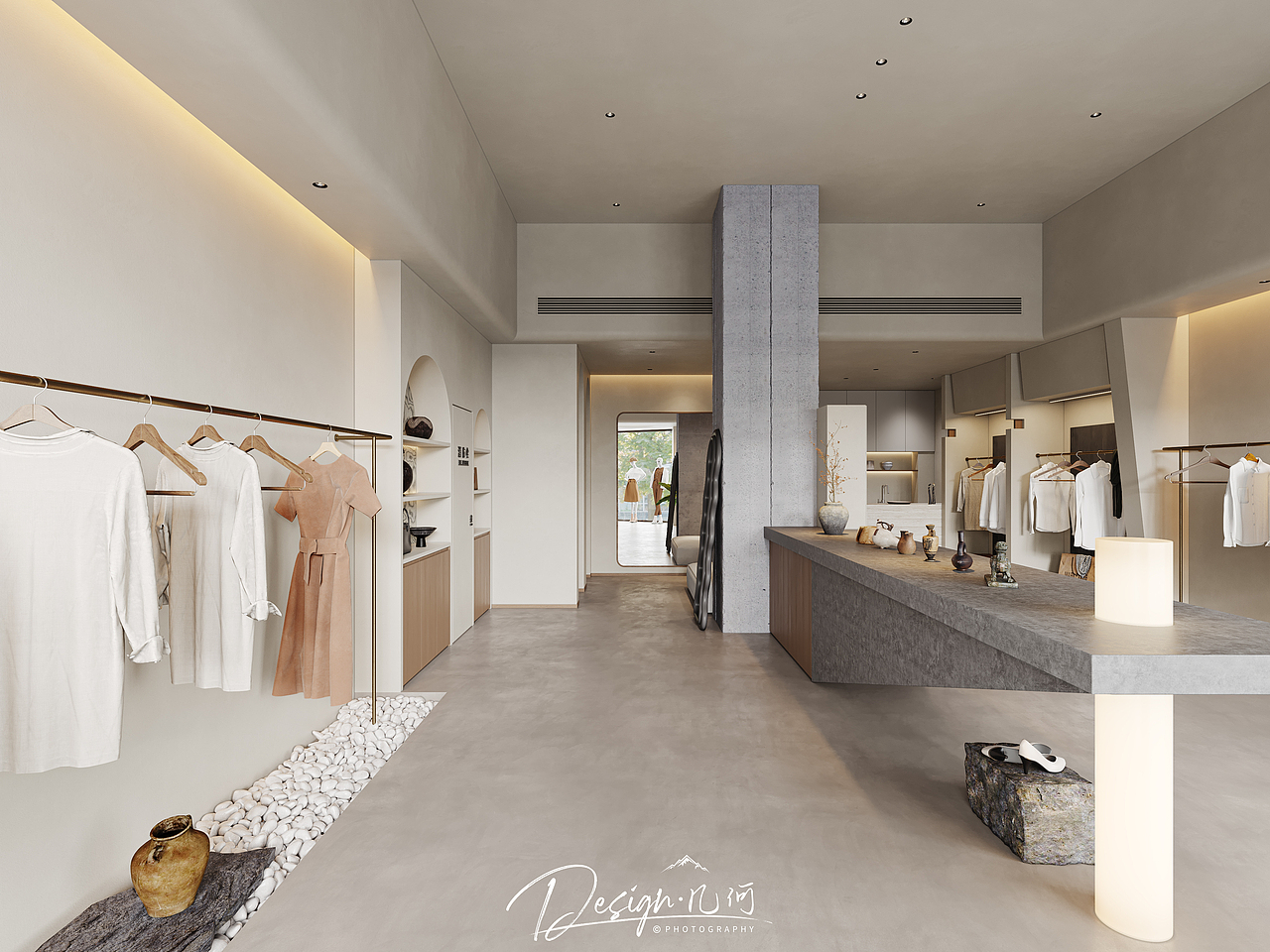 几何空间视觉表现 | Here服装店