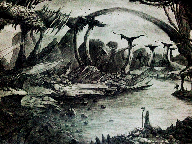 平时的一些人物及场景绘画