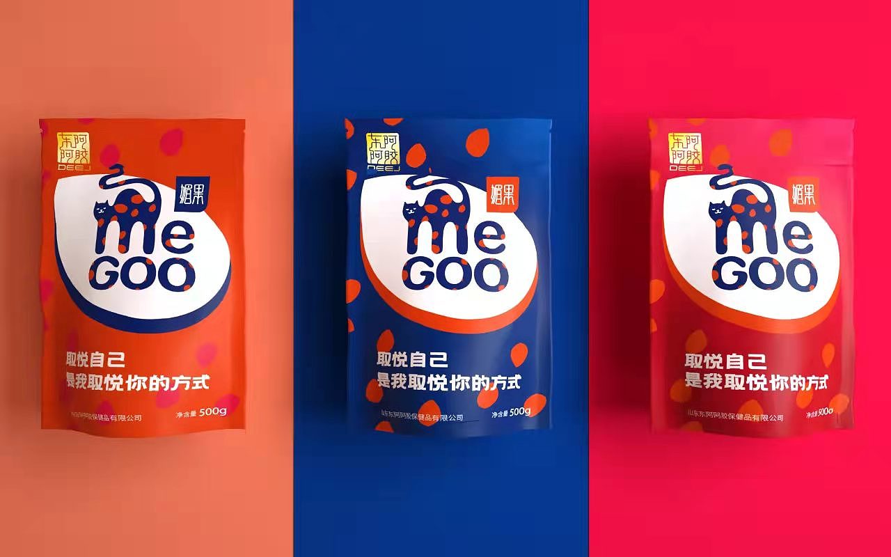 东阿电商品牌媚果阿胶枣产品品牌包装