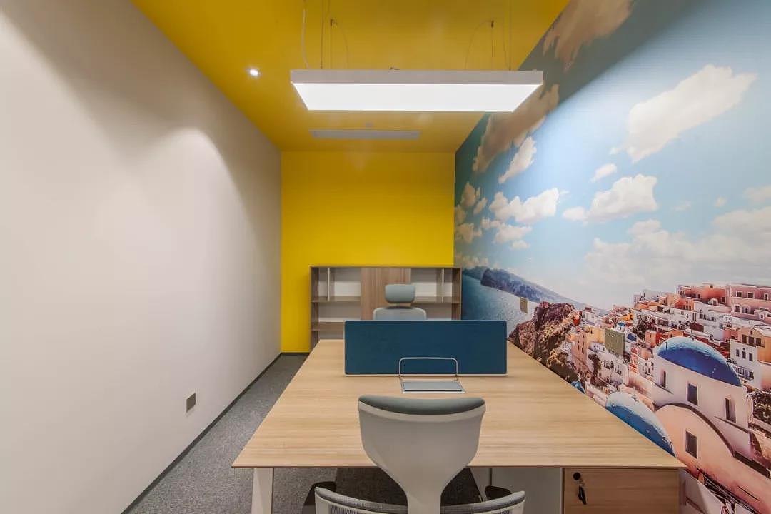 色彩“点亮”空间 | 蓝橙办公室