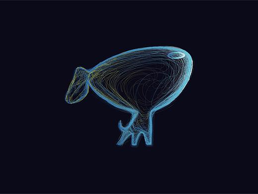 AI _ 线条混合效果 _ 图形视觉设计