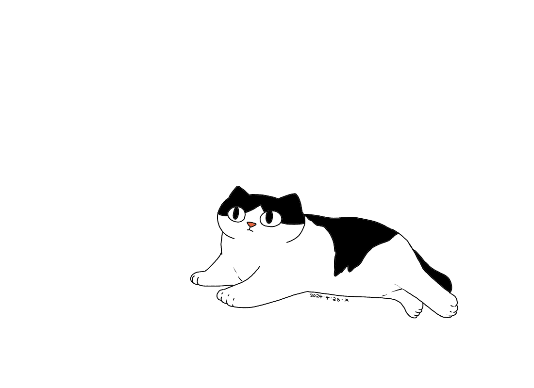 每日一画|猫咪日常第十四弹动图
