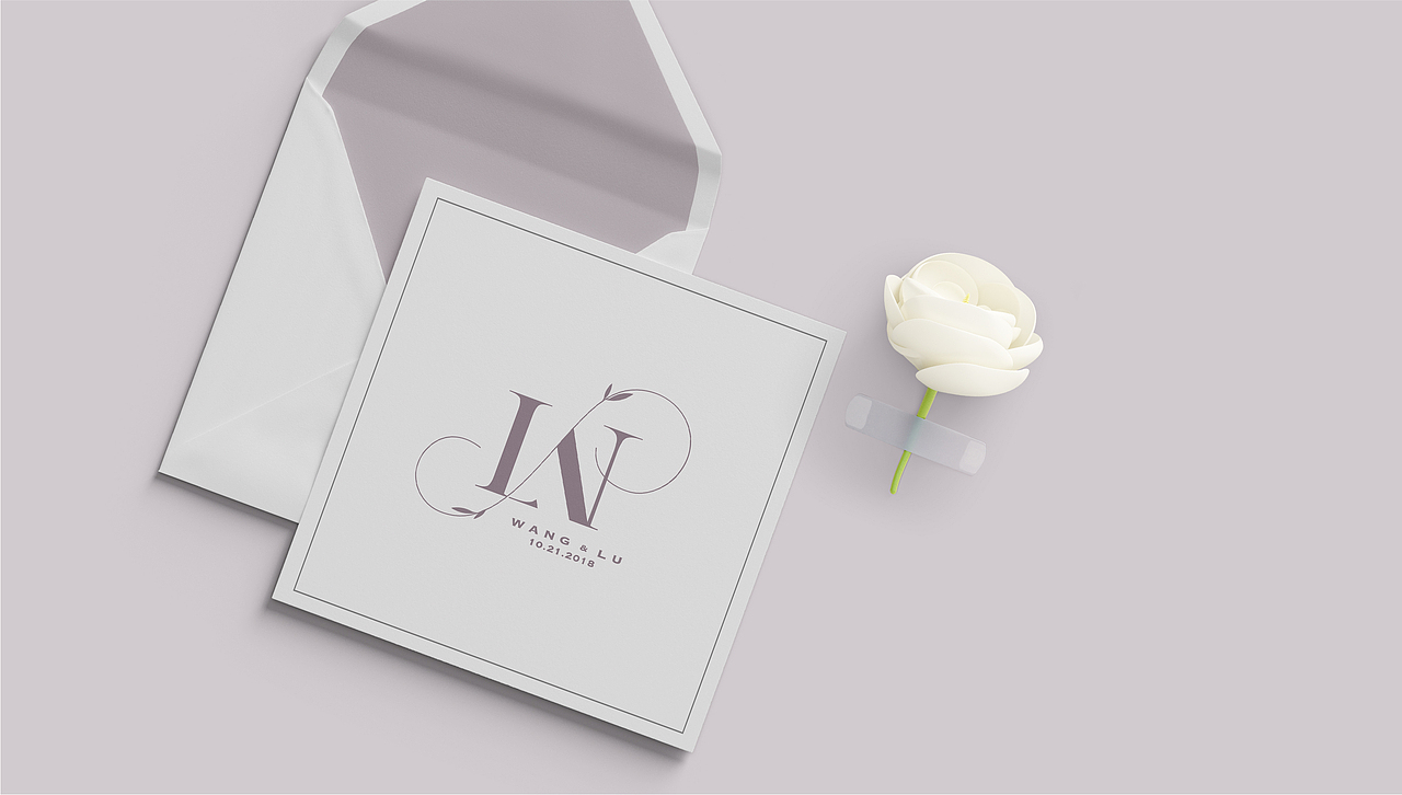 婚礼logo - wang&lu（图ZMTE5Mjc0ODMy） - Logo - 站酷设计师LAZYstudio原创素材 - 站酷ZCOOL